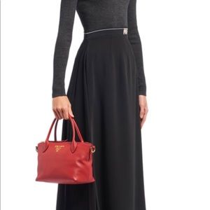 Authentic Prada Red shoulder Bag
